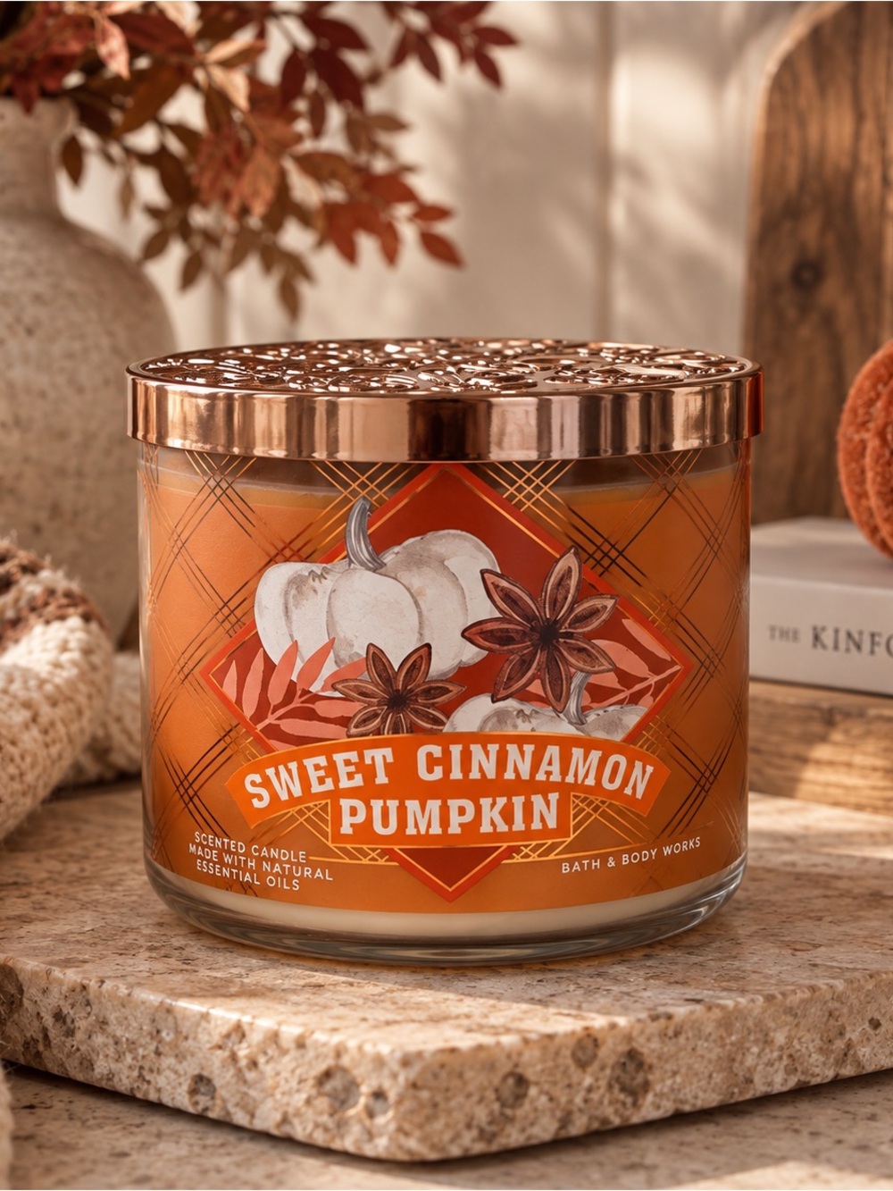 NWT | Bath & Bodyworks Sweet Cinnamon Pumpkin Candle